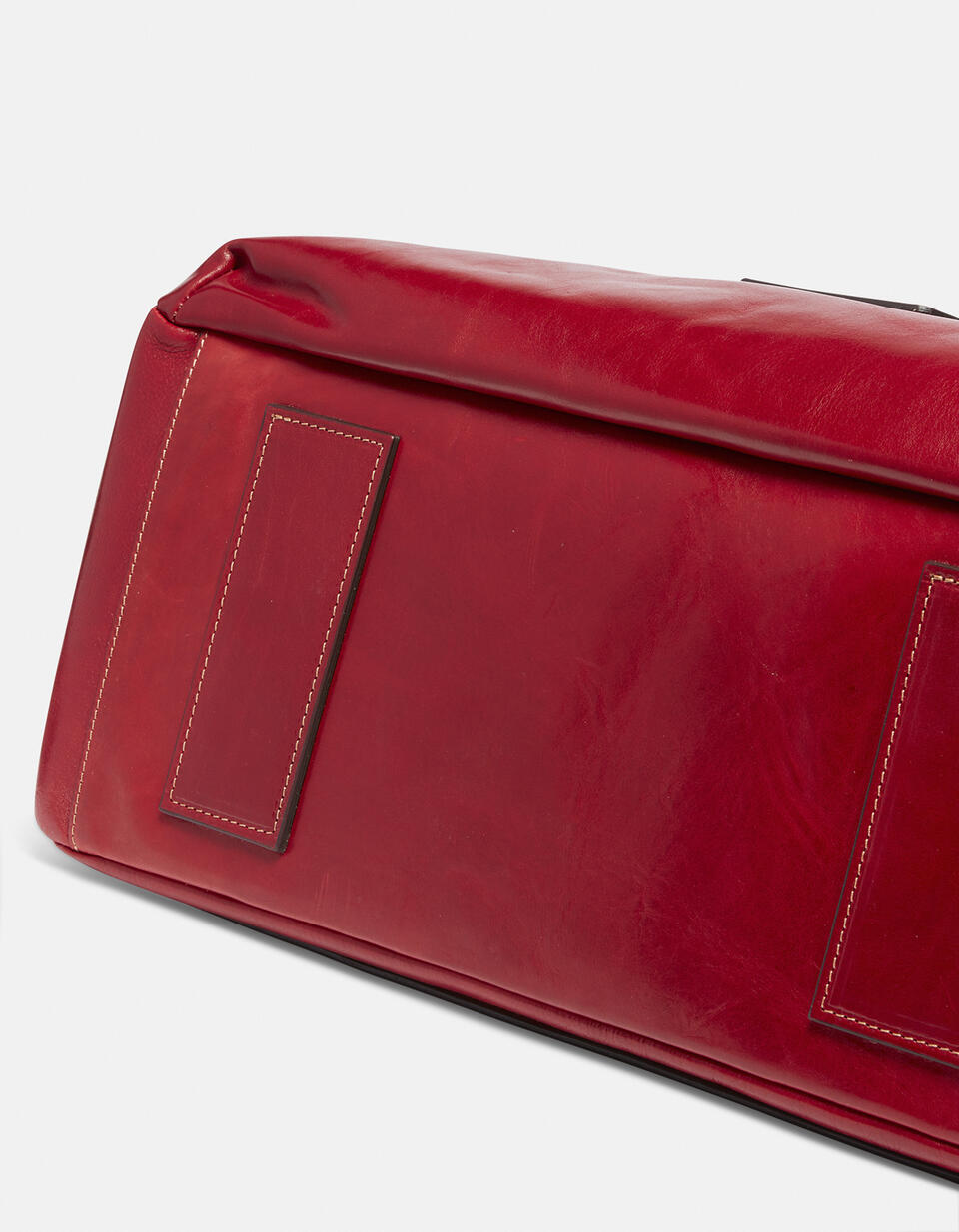 Weekender piccolo Tokyo in cuoio morbido Rosso  - Cuoieria Fiorentina
