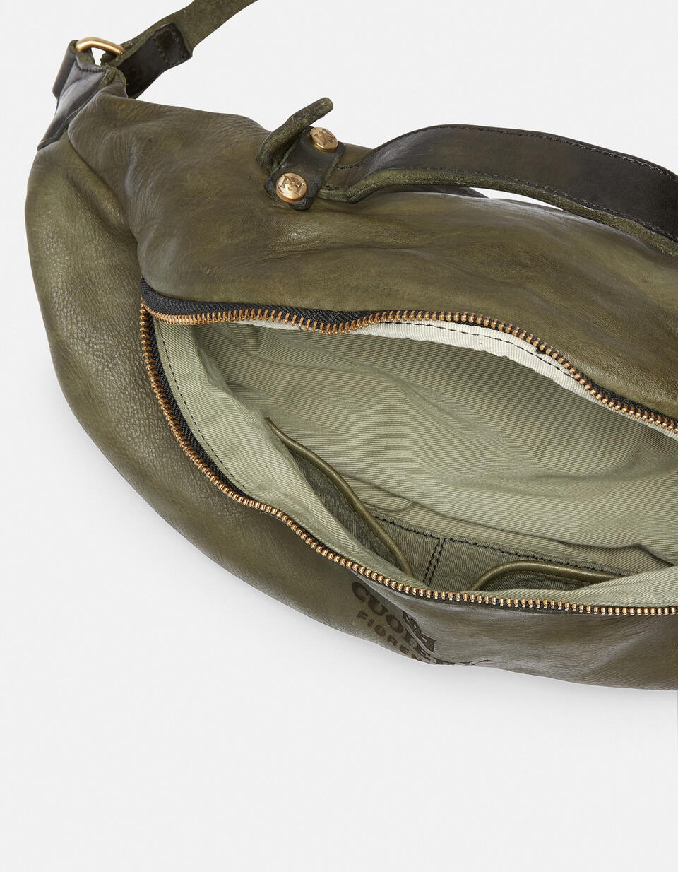 Millennial pouch in natural leather | Bestseller FORESTA | BestsellerCuoieria Fiorentina