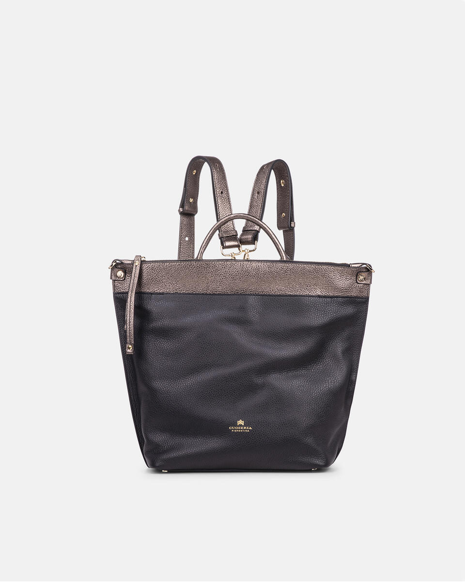 Velvet Backpack bicolor - Backpacks & Toiletry bag | TRAVEL BAGS NEROBRONZO - Backpacks & Toiletry bag | TRAVEL BAGSCuoieria Fiorentina