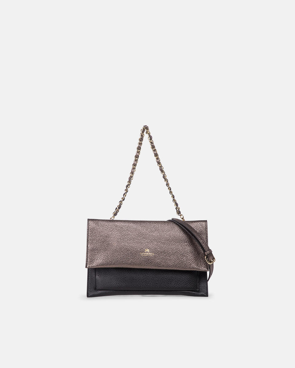 Velvet small Crossbody bicolor - Crossbody Bags - WOMEN'S BAGS | bags NEROBRONZO - Crossbody Bags - WOMEN'S BAGS | bagsCuoieria Fiorentina
