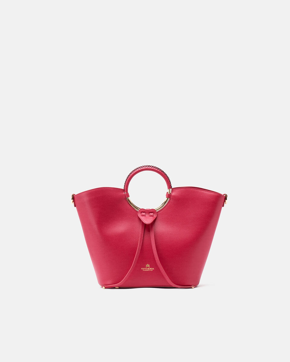 Bucket bag Fuchsia   - Tote Bag - Women's Bags - Bags - Cuoieria Fiorentina