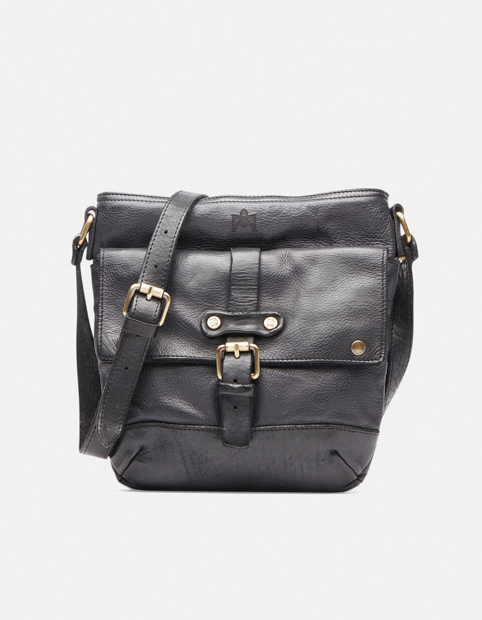 Small crossbody Black  - Crossbody Bags - Men's Bags - Bags - Cuoieria Fiorentina