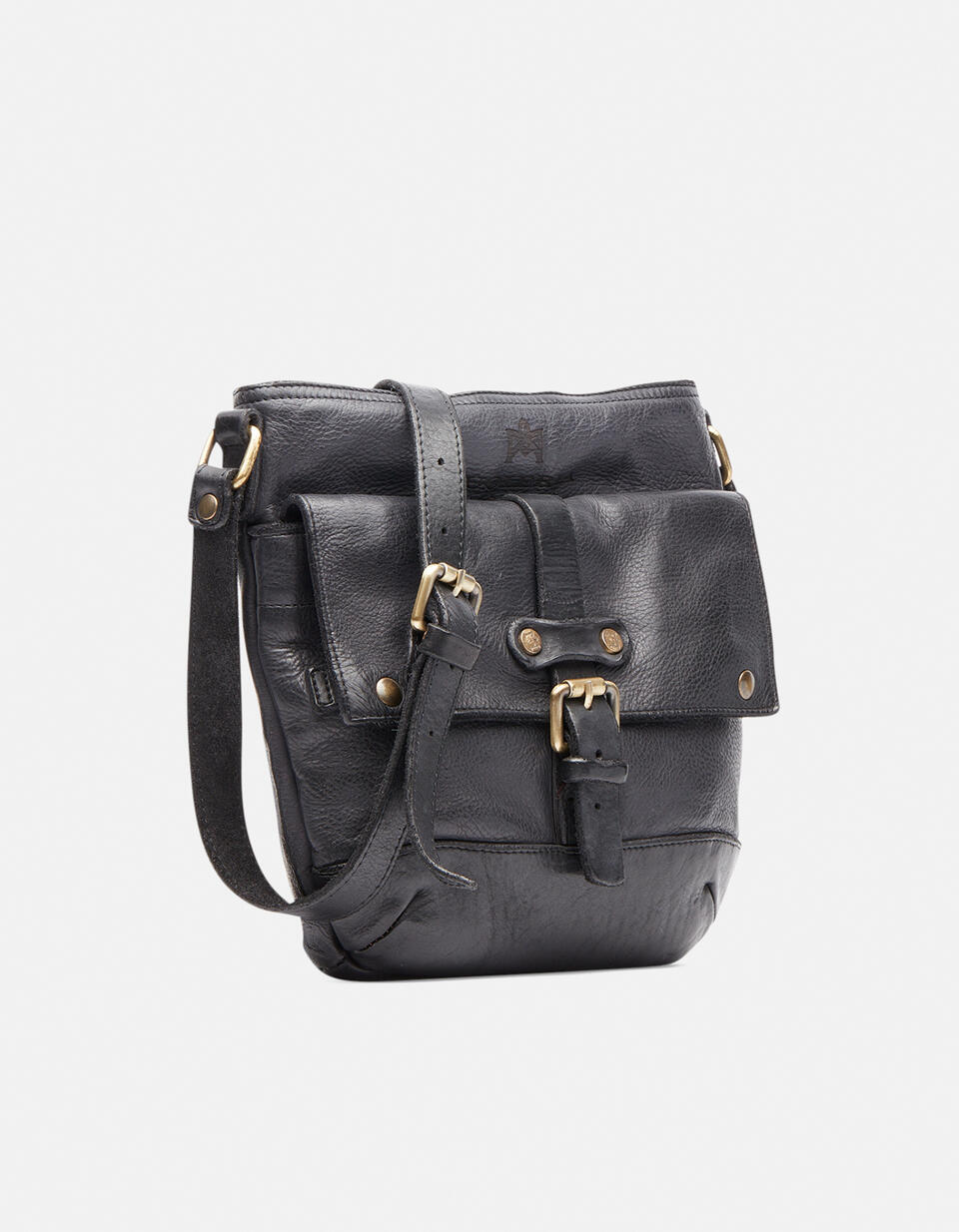 Small crossbody Black  - Crossbody Bags - Men's Bags - Bags - Cuoieria Fiorentina