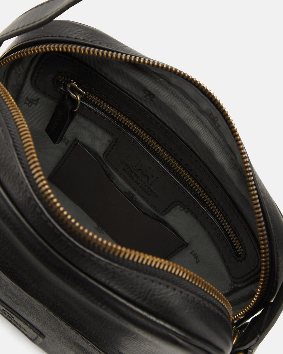 Crossbody Black  - Crossbody Bags - Men's Bags - Bags - Cuoieria Fiorentina