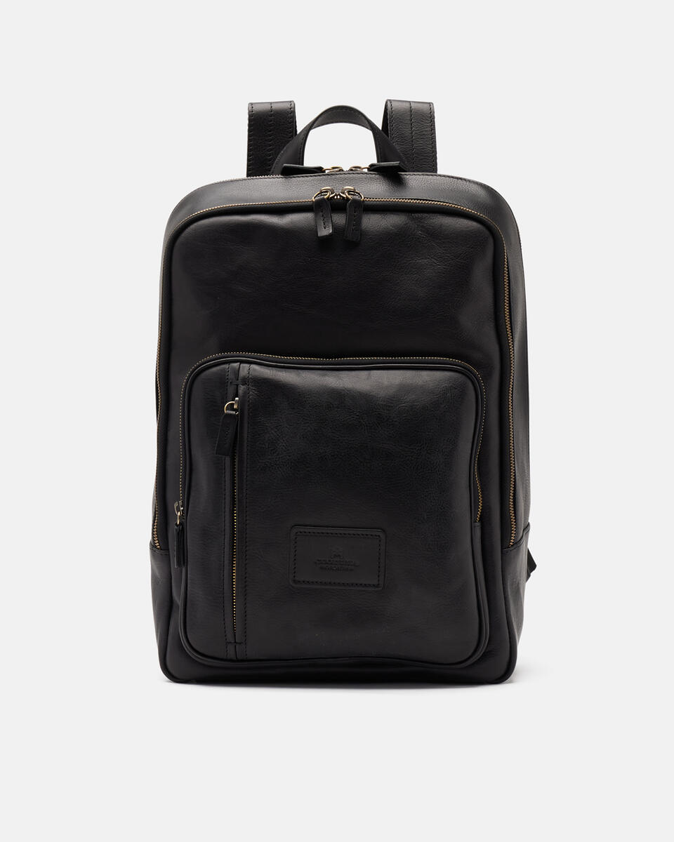 Business backpack Black  - Backpacks - Men's Bags - Bags - Cuoieria Fiorentina