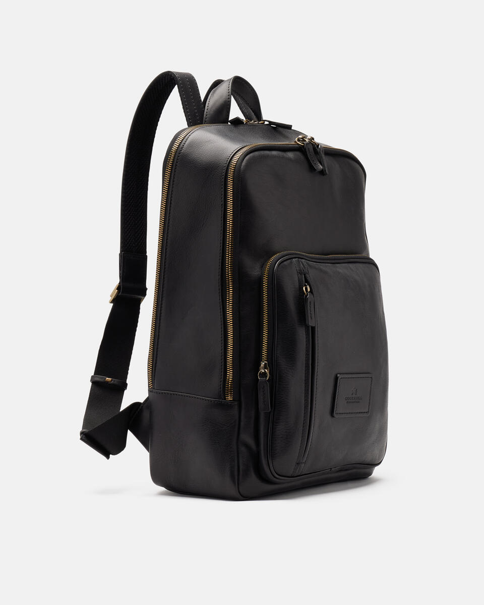 Business backpack Black  - Backpacks - Men's Bags - Bags - Cuoieria Fiorentina