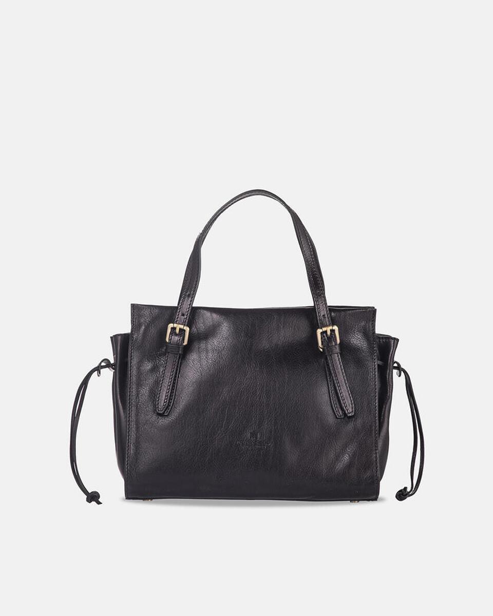 Warm and Colour Shopping piccola Nero  - Shopping - Borse Donna - Borse - Cuoieria Fiorentina