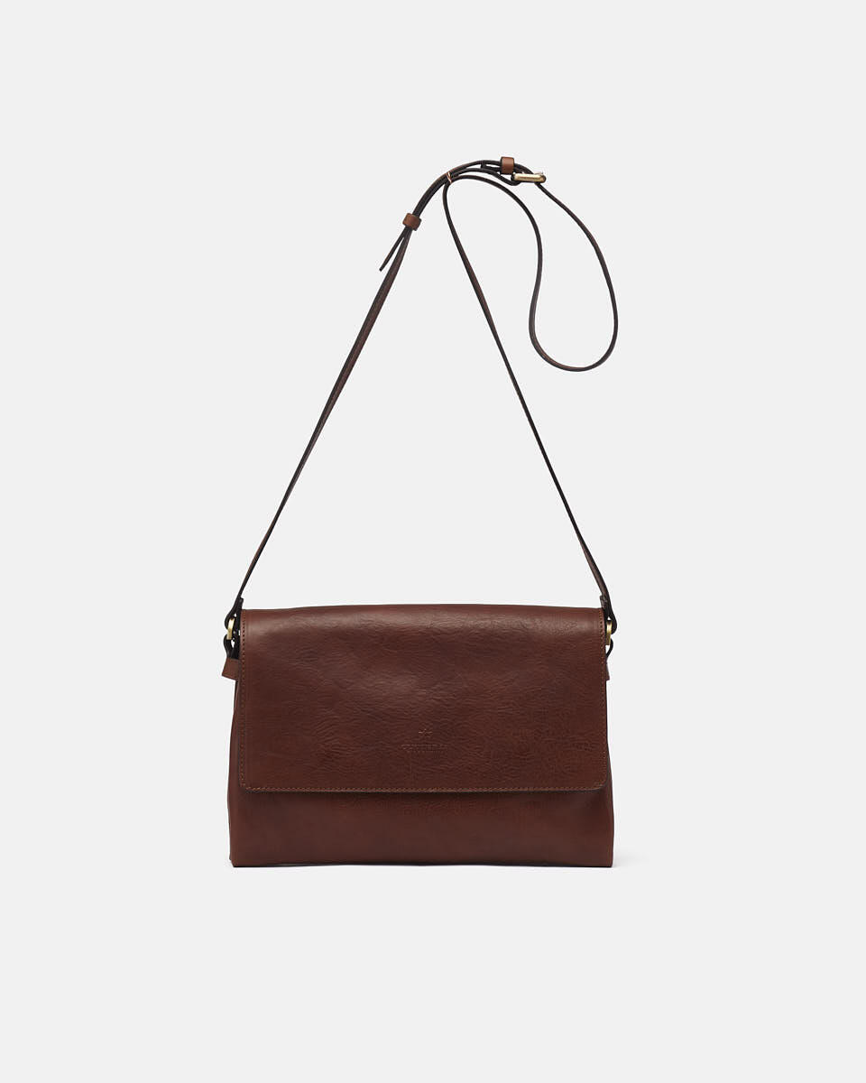 Messenger Brown  - Messenger Bags - Women's Bags - Bags - Cuoieria Fiorentina