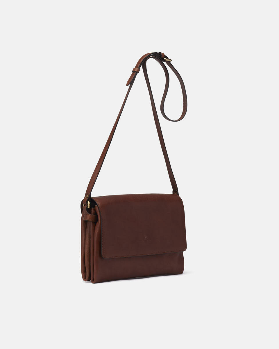 Messenger Brown  - Messenger Bags - Women's Bags - Bags - Cuoieria Fiorentina