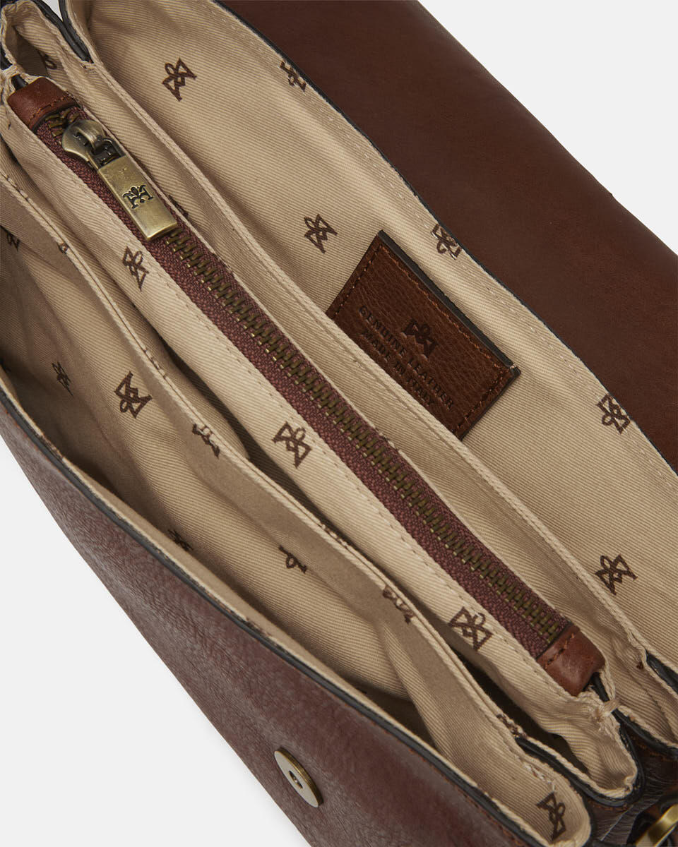 Messenger Brown  - Messenger Bags - Women's Bags - Bags - Cuoieria Fiorentina