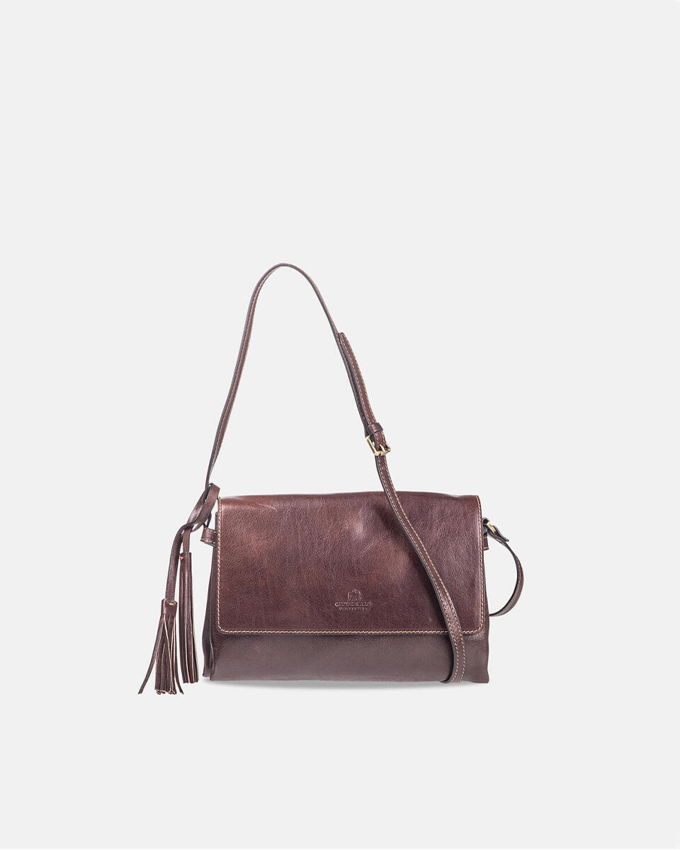 Shoulder bag with tassel - Crossbody Bags - WOMEN'S BAGS | bags TESTA DI MORO - Crossbody Bags - WOMEN'S BAGS | bagsCuoieria Fiorentina