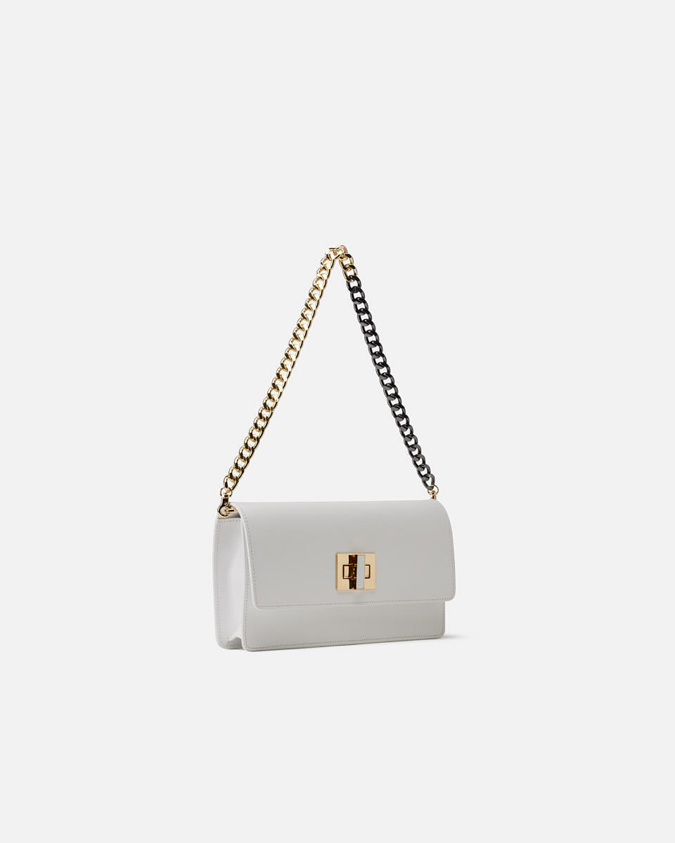 CLUTCH White  - Bags - Special Price - Cuoieria Fiorentina