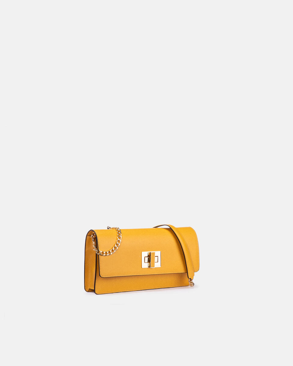 CLUTCH Yellow  - Cuoieria Fiorentina