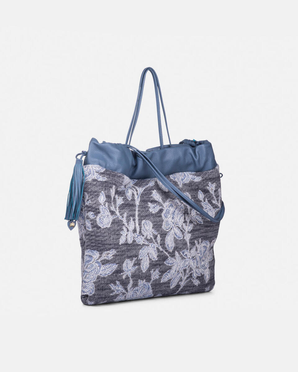 Large shopping Denim  - Cuoieria Fiorentina
