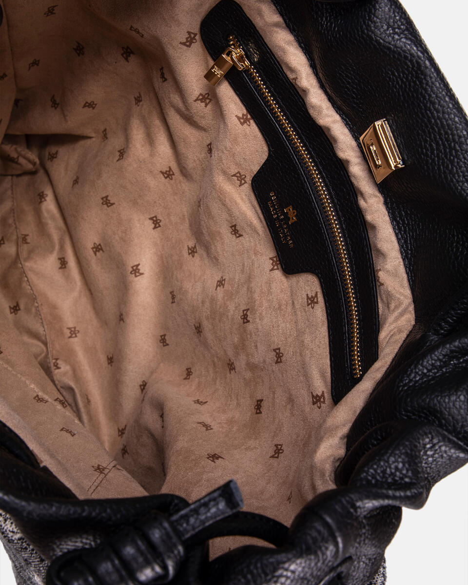 Large shopping Black  - Bags - Special Price - Cuoieria Fiorentina