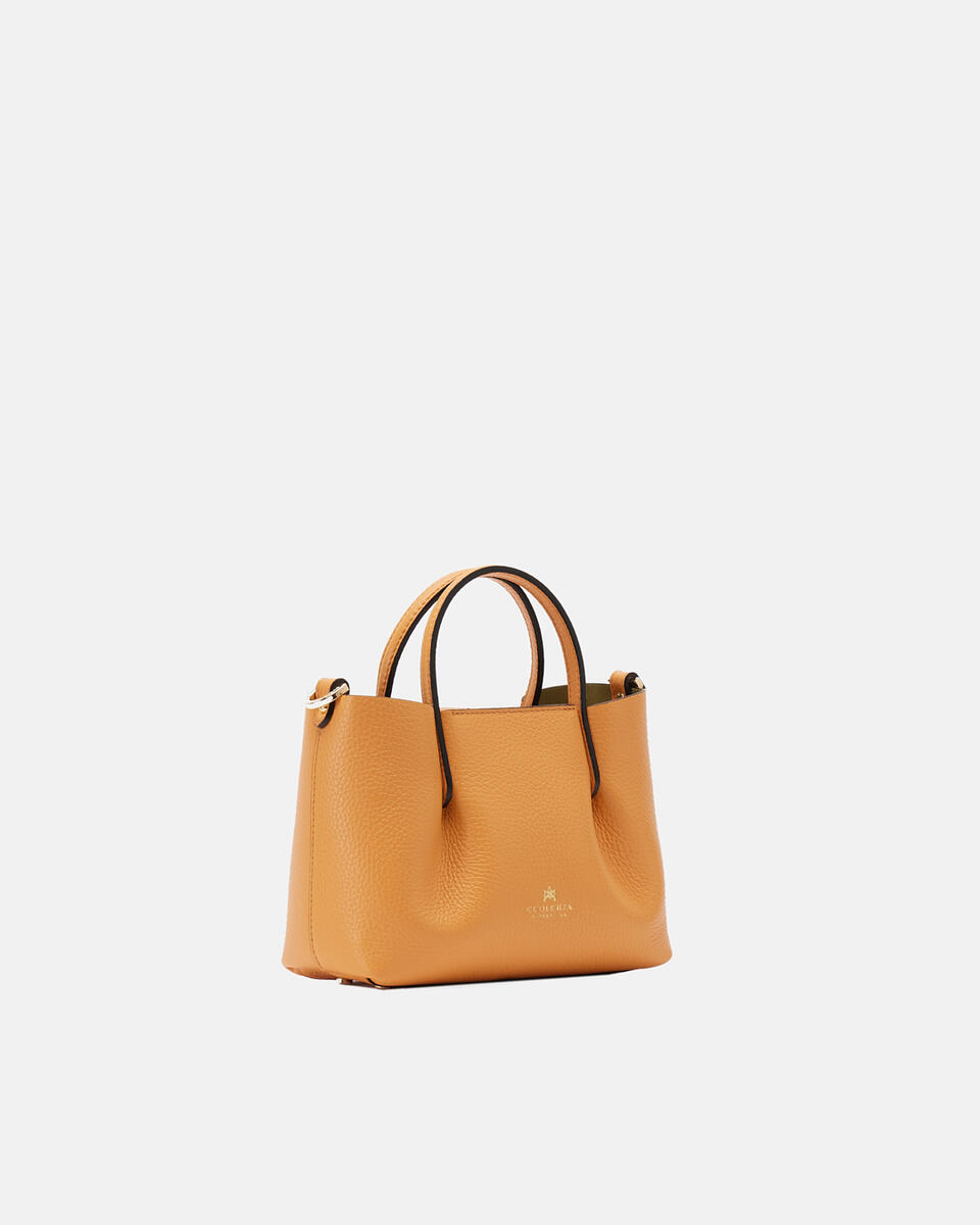 Mini tote bag Apricot  - Mini Bag - Women's Bags - Bags - Cuoieria Fiorentina