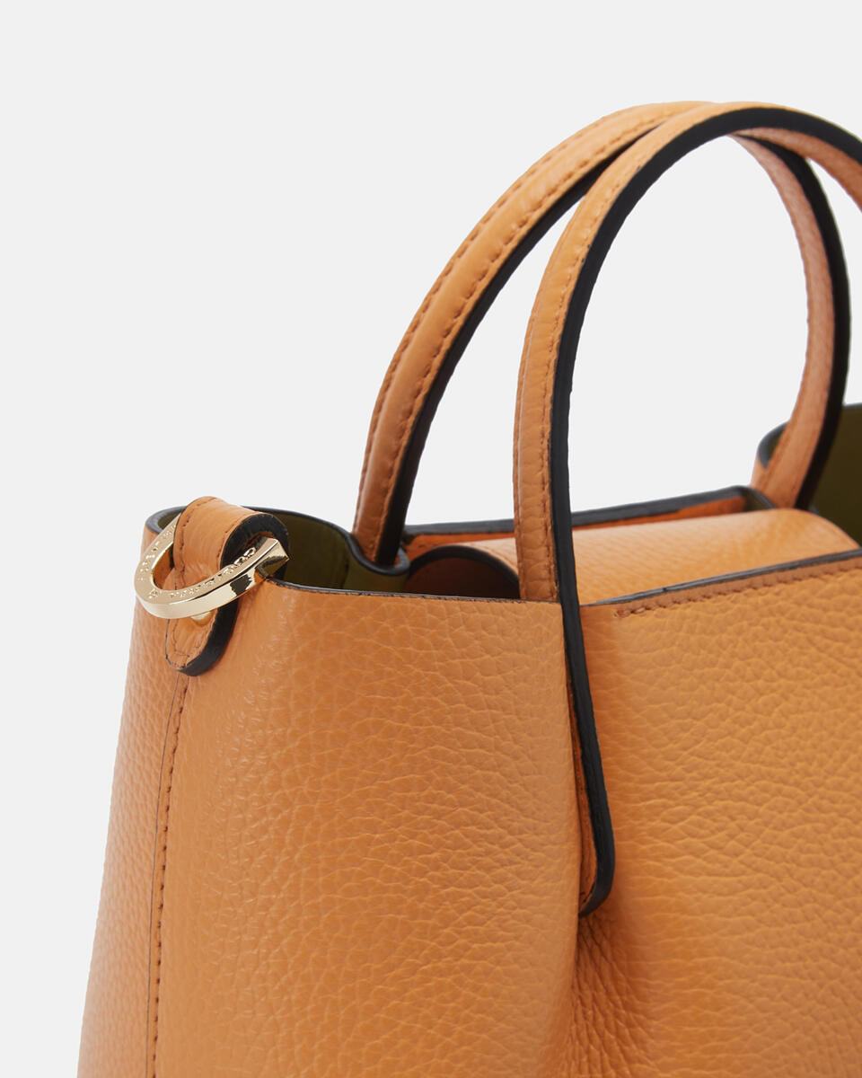 Mini tote bag Apricot  - Mini Bag - Women's Bags - Bags - Cuoieria Fiorentina