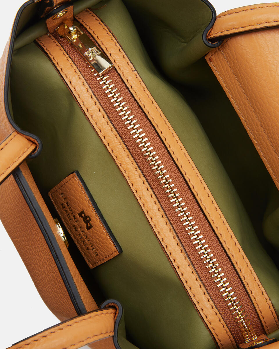 Mini tote bag Apricot  - Mini Bag - Women's Bags - Bags - Cuoieria Fiorentina
