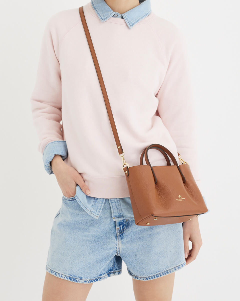 Candy Mini Tote bag Bluette  - Tote Bag - Borse Donna - Borse - Cuoieria Fiorentina