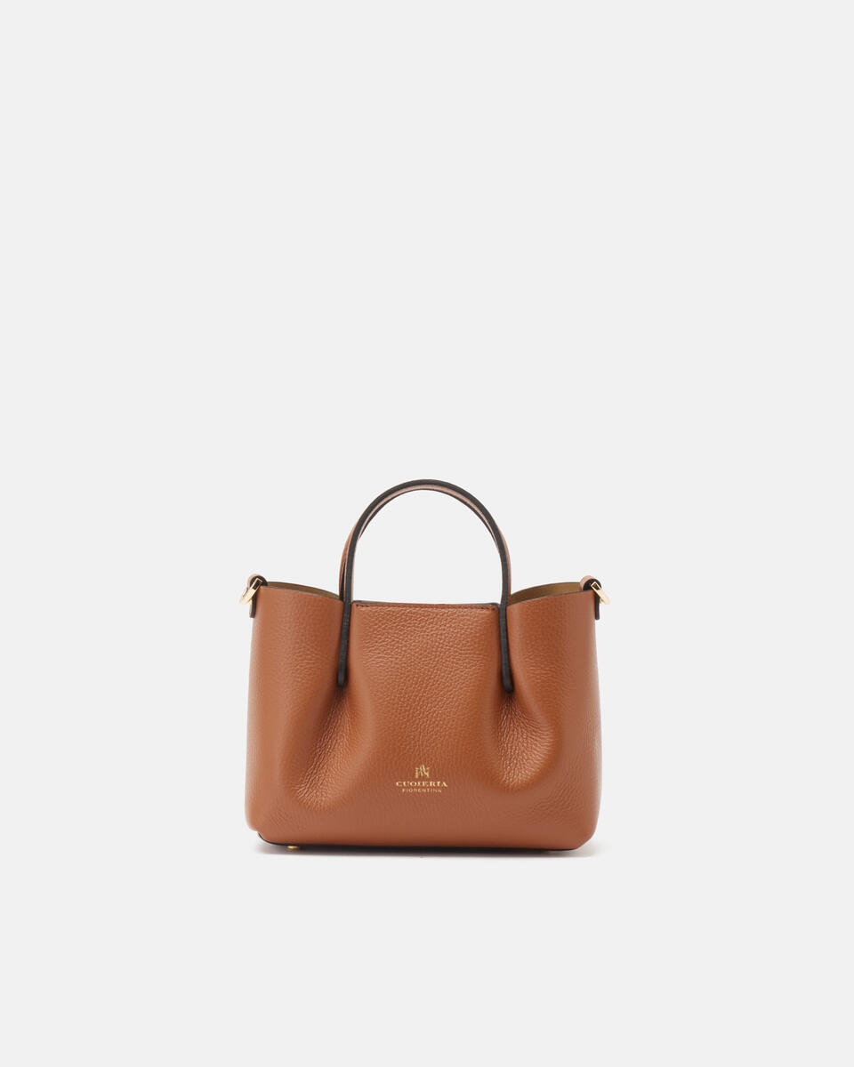 Mini tote bag Caramel  - Tote Bag - Women's Bags - Bags - Cuoieria Fiorentina