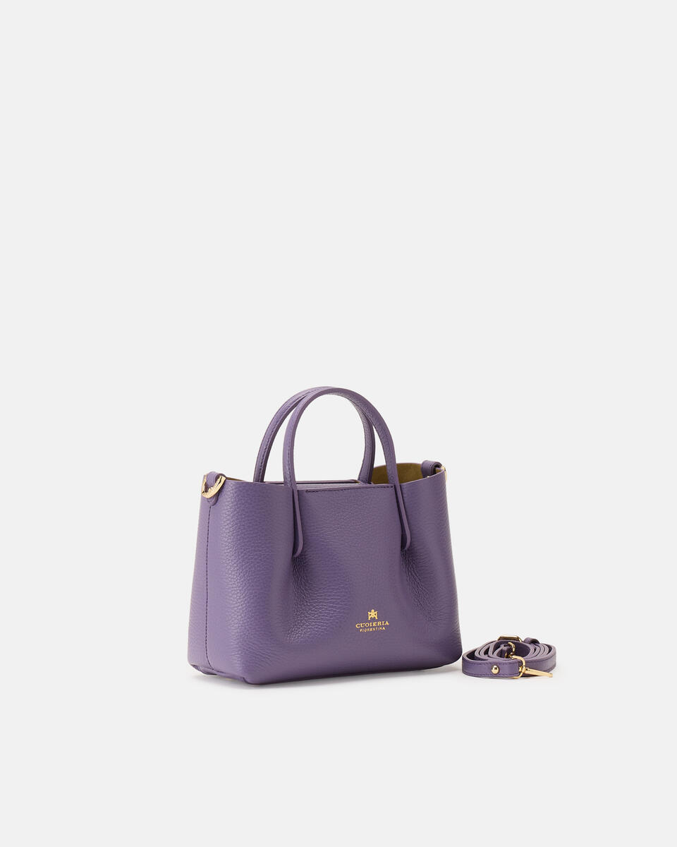 Candy Mini Tote bag Lavanda  - Mini Bag - Borse Donna - Borse - Cuoieria Fiorentina