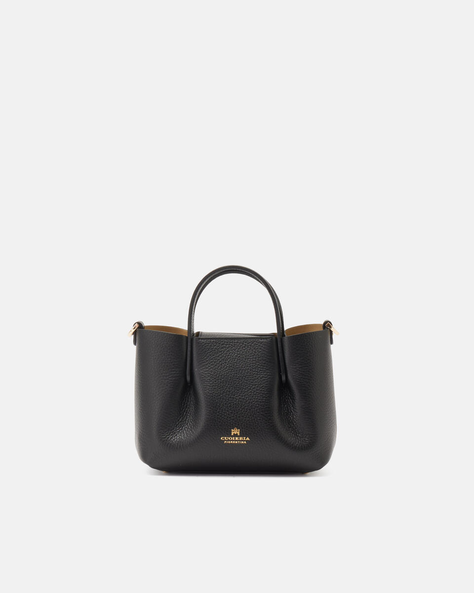 Mini tote bag Black  - Tote Bag - Women's Bags - Bags - Cuoieria Fiorentina