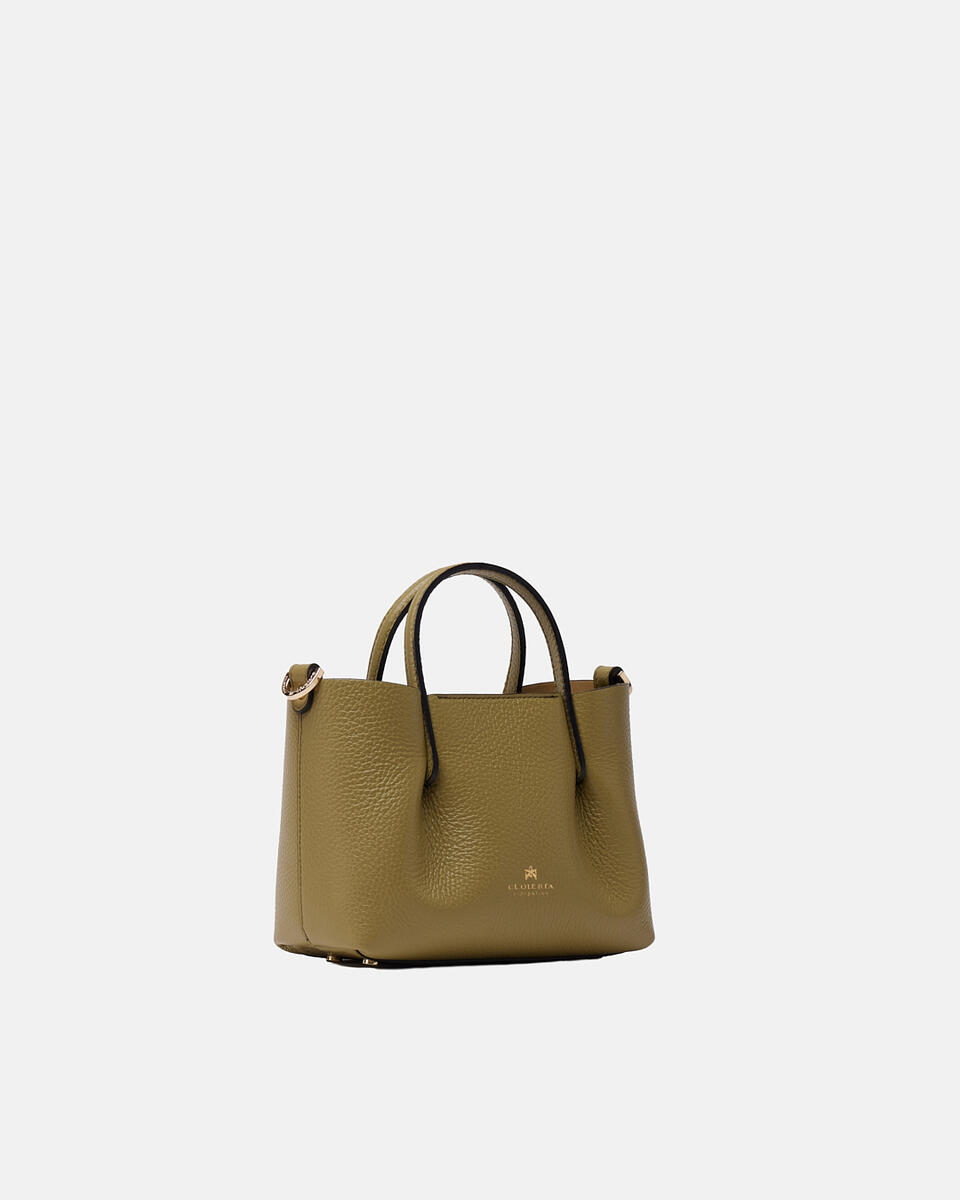 Candy Mini Tote bag Oliva  - Cuoieria Fiorentina