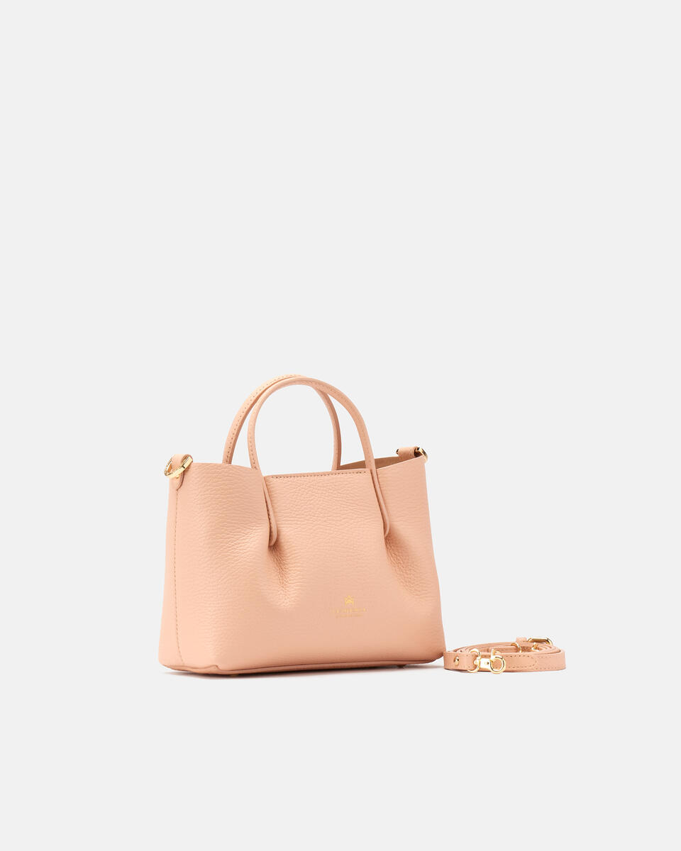 Mini tote bag Peach  - Tote Bag - Women's Bags - Bags - Cuoieria Fiorentina