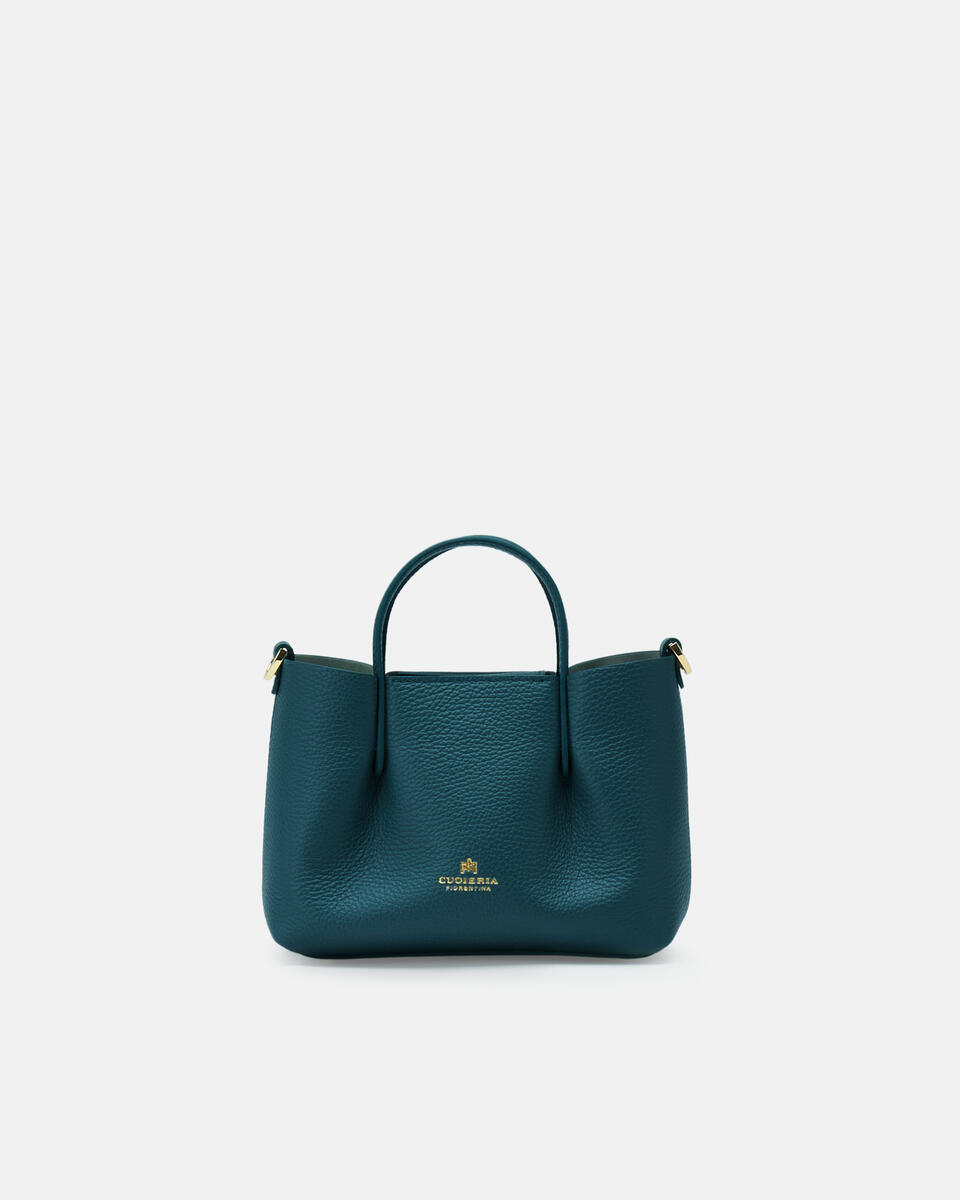 Borsa Tote Iconica Blu Metallizzato | Campo Marzio