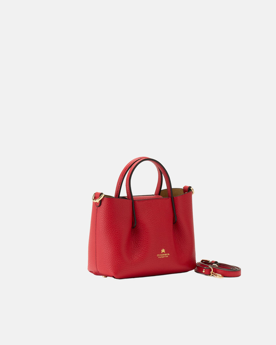 Mini tote bag Tomato  - Mini Bags - Women's Bags - Bags - Cuoieria Fiorentina
