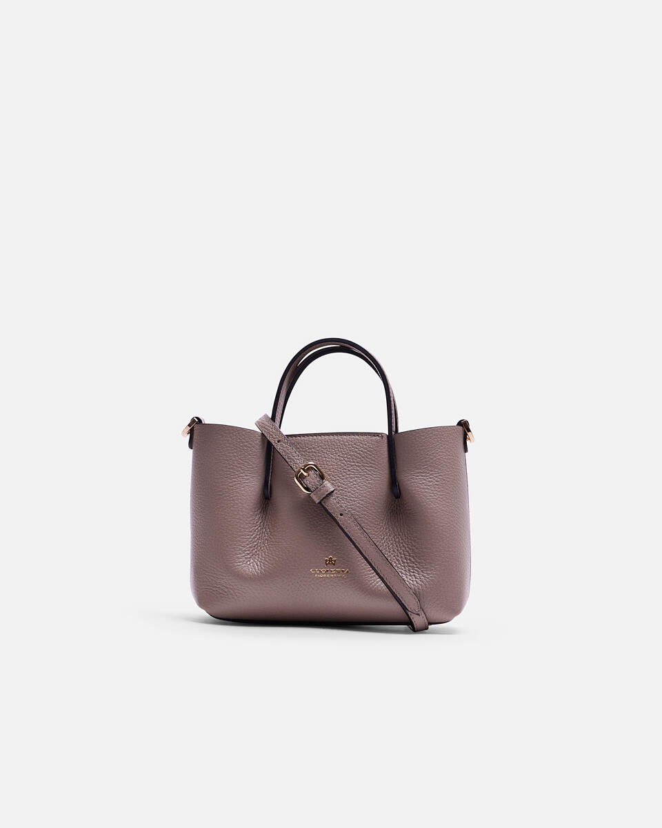 Mini tote bag TAUPE  - Tote Bag - Women's Bags - Bags - Cuoieria Fiorentina