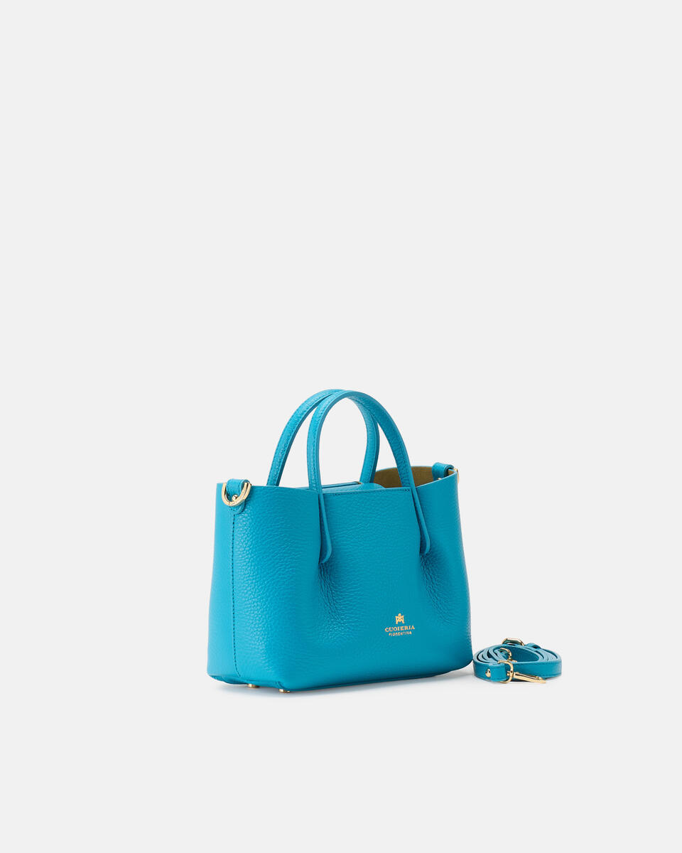 Candy Mini Tote bag Turchese  - Mini Bag - Borse Donna - Borse - Cuoieria Fiorentina