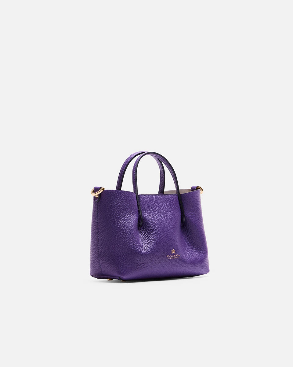 Candy Mini Tote bag VIOLA  - Tote Bag - Borse Donna - Borse - Cuoieria Fiorentina