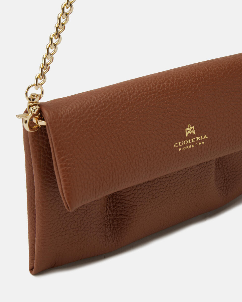 Pochette Caramel  - Clutch Bags - Women's Bags - Bags - Cuoieria Fiorentina