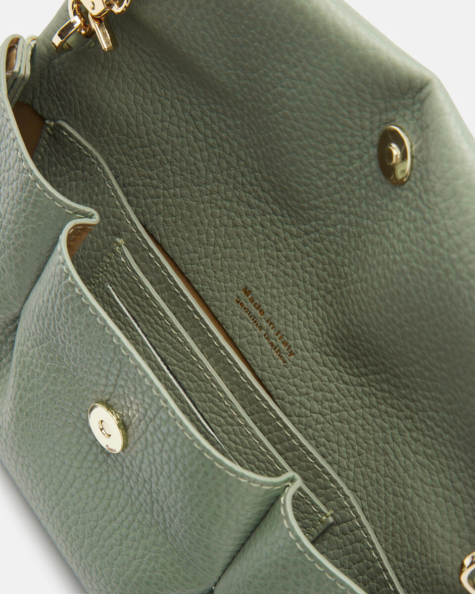 Pochette Sage green  - Clutch Bags - Women's Bags - Bags - Cuoieria Fiorentina