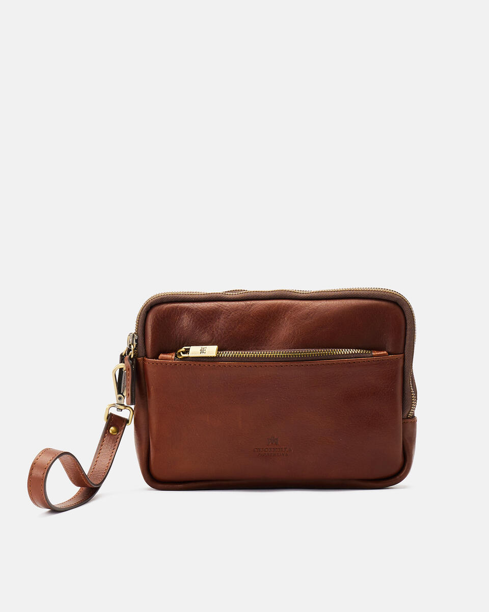 POCHETTE Borse Uomo Marrone