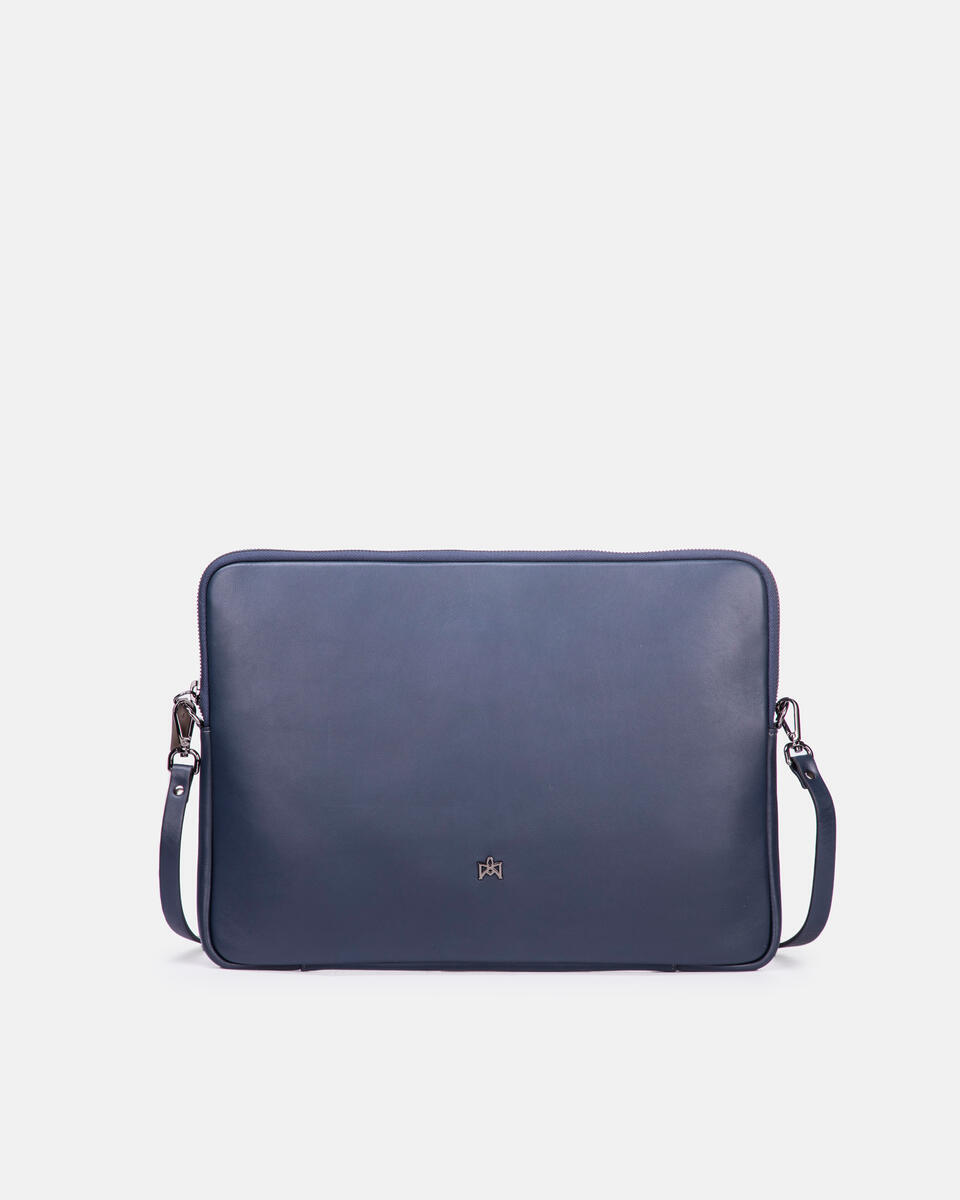 Adam porta PC 13 '' senza manici Blutaupe  - Cartelle E Porta Pc - Borse Da Lavoro - Cuoieria Fiorentina