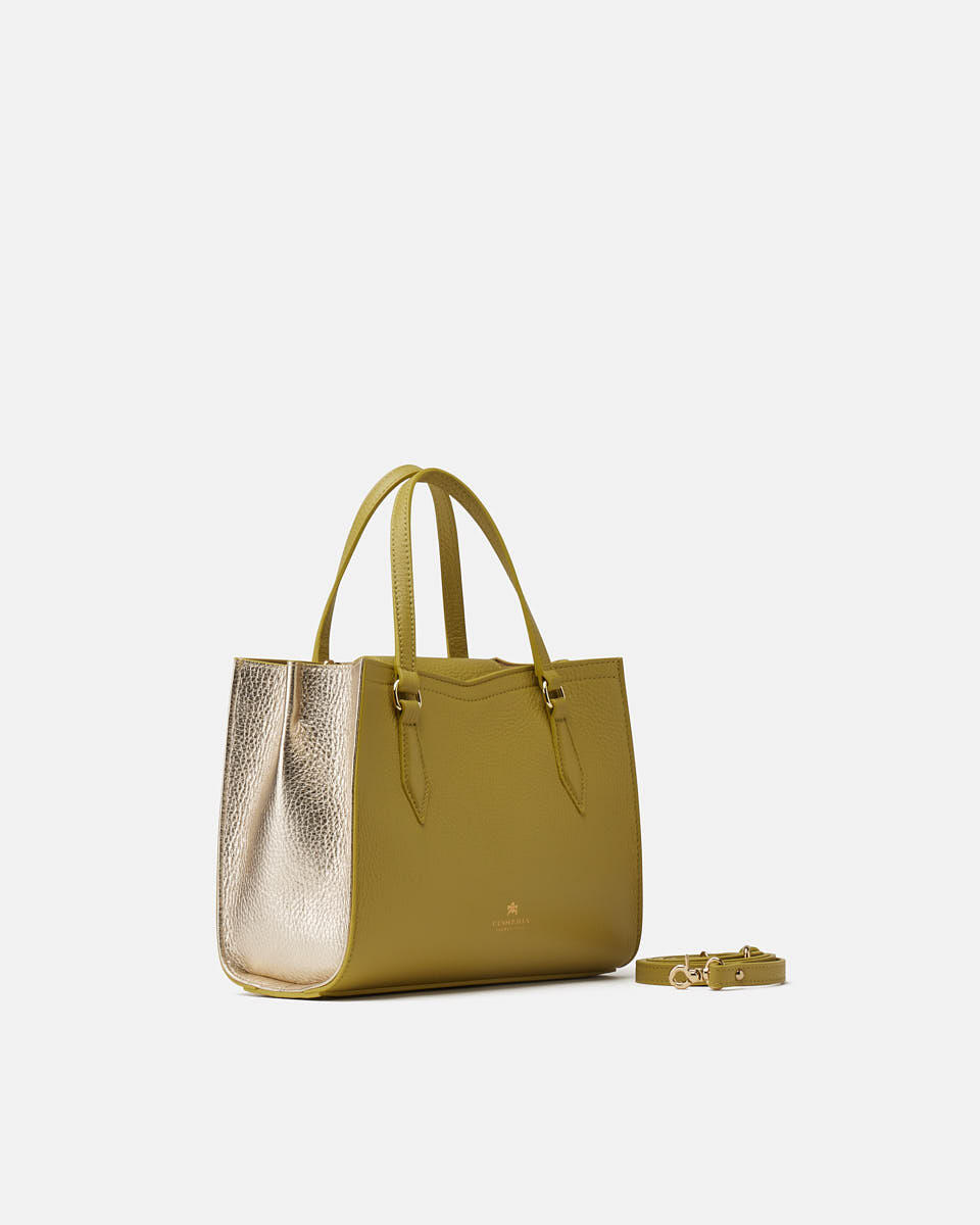 Victoria small tote bag Lime  - Tote Bag - Borse Donna - Borse - Cuoieria Fiorentina