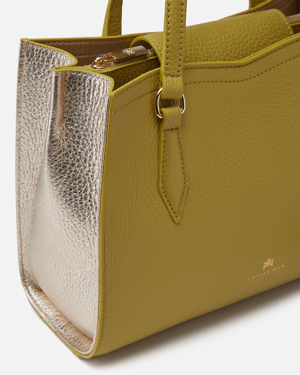 Victoria small tote bag Lime  - Tote Bag - Borse Donna - Borse - Cuoieria Fiorentina