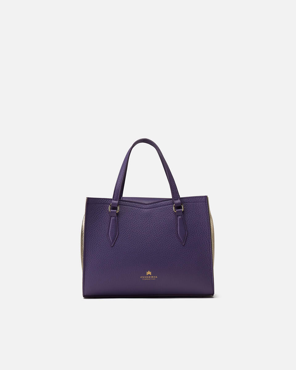 Victoria small tote bag Mirto  - Borse - Special Price - Cuoieria Fiorentina