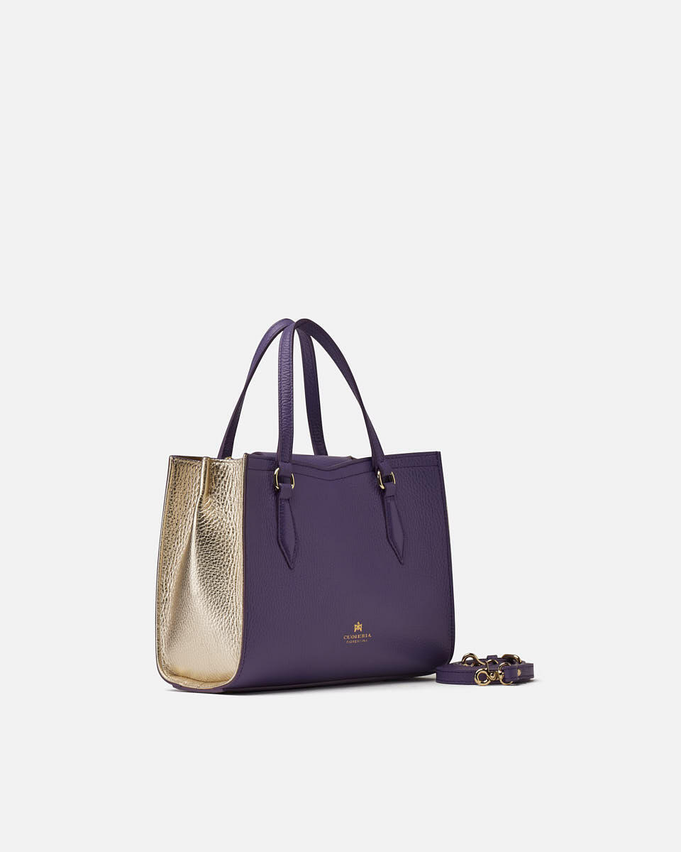 Victoria small tote bag Mirto  - Borse - Special Price - Cuoieria Fiorentina