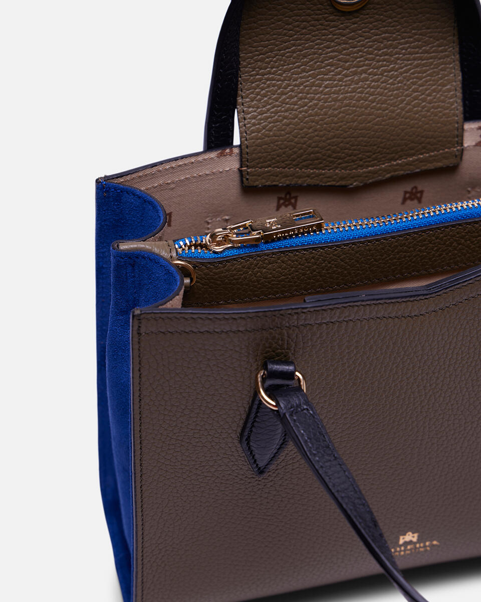 Victoria small tote bag Militarebluettenero  - Cuoieria Fiorentina