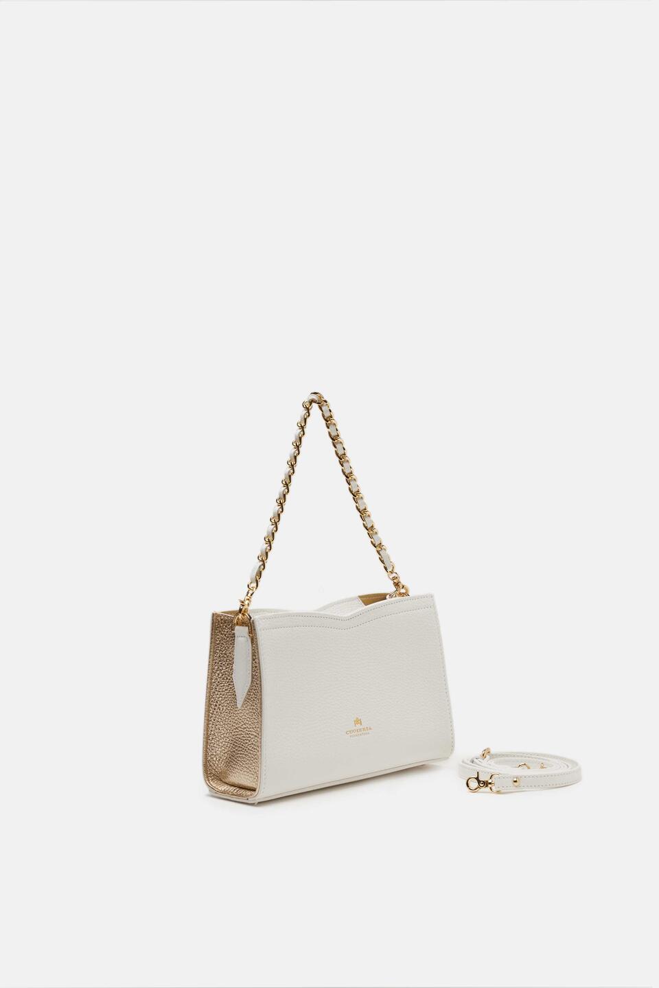 Victoria borsa a spalla Bianco  - Tote Bag - Borse Donna - Borse - Cuoieria Fiorentina