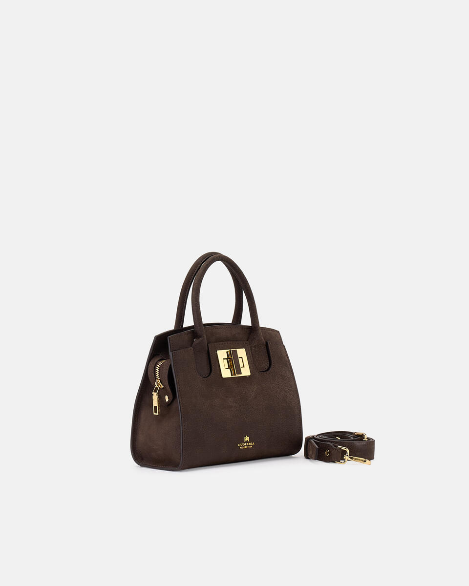 SMALL TOTE BAG Chocolate  - Tote Bags - Women's Bags - Bags - Cuoieria Fiorentina