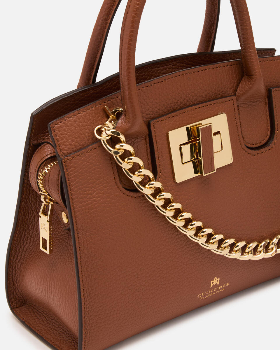Small tote bag Caramel  - Tote Bag - Women's Bags - Bags - Cuoieria Fiorentina