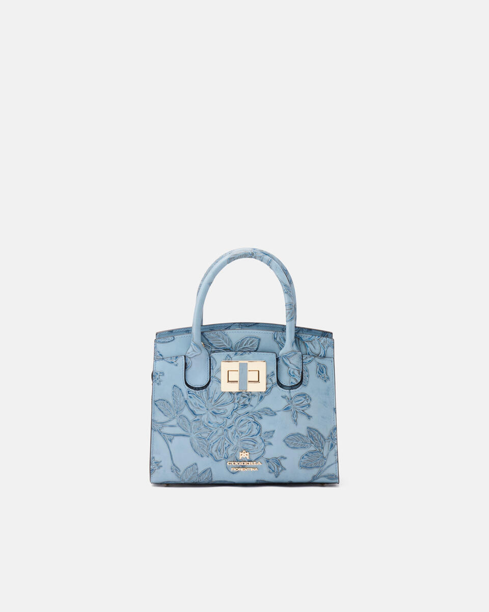 Small tote bag Light blue  - Tote Bag - Women's Bags - Bags - Cuoieria Fiorentina