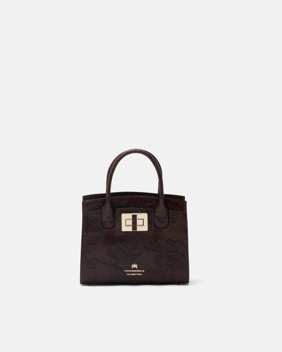 Small tote bag Mahogany  - Tote Bag - Women's Bags - Bags - Cuoieria Fiorentina