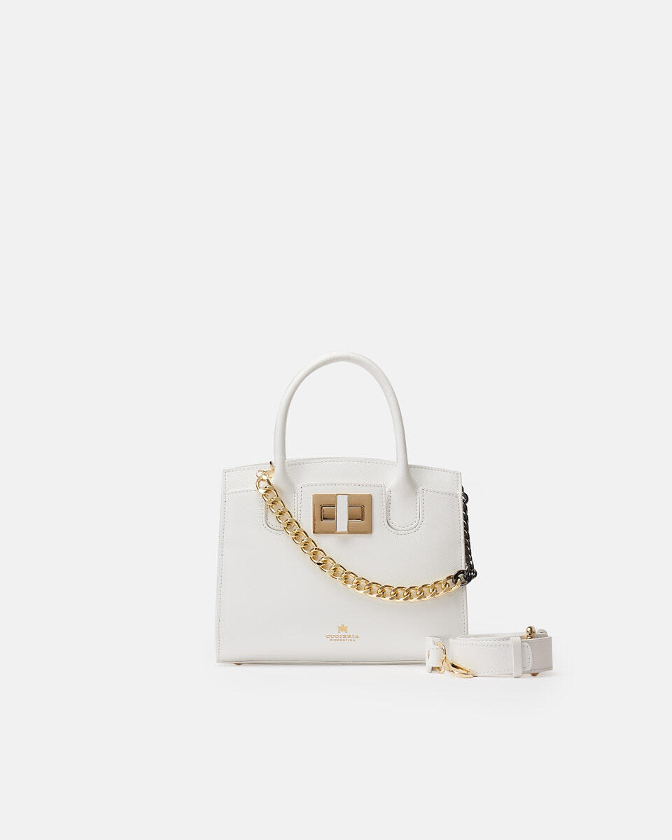 Small tote bag White  - Tote Bag - Women's Bags - Bags - Cuoieria Fiorentina