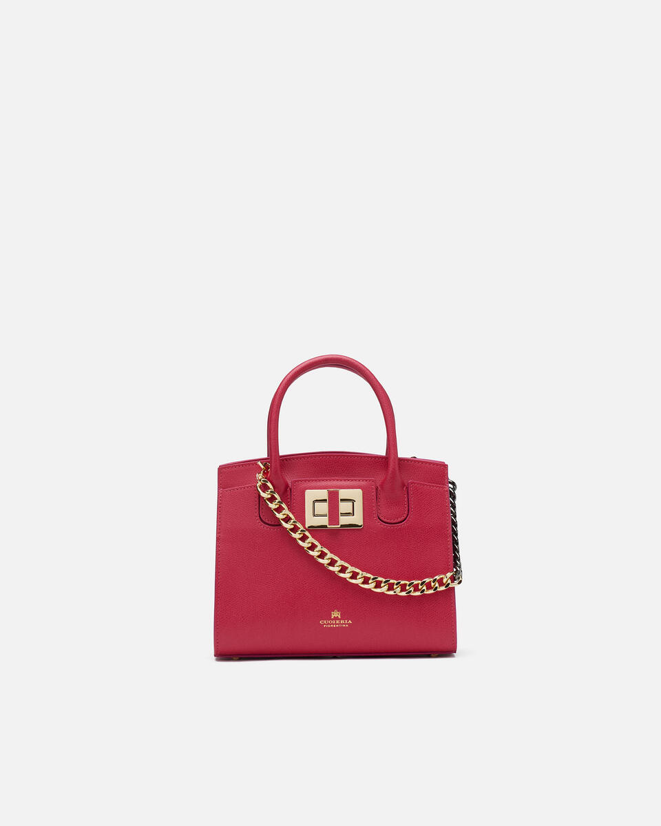 Small tote bag Fuchsia   - Tote Bag - Women's Bags - Bags - Cuoieria Fiorentina