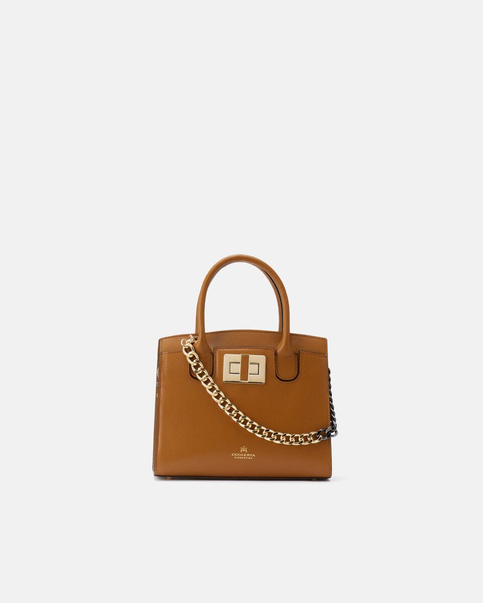 Bella Mini tote in Vitello micro grain Lion  - Tote Bag - Borse Donna - Borse - Cuoieria Fiorentina